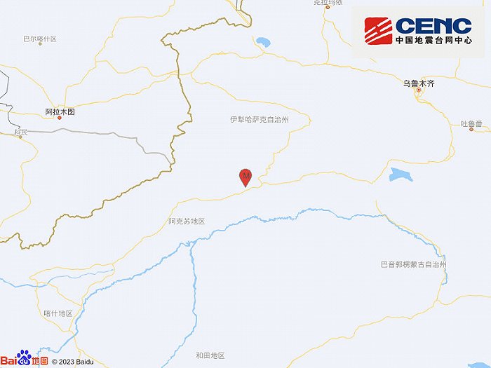 新疆阿克苏地区拜城县发生3.2级地震，震源深度10千米